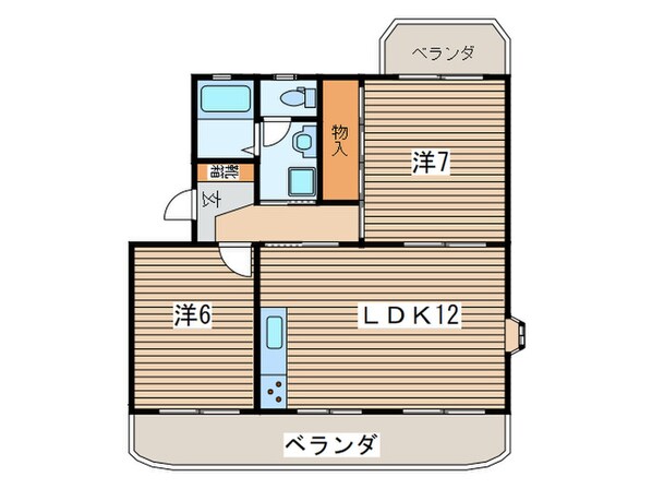 ＬＡＲＫ　ＨＩＬＬの物件間取画像